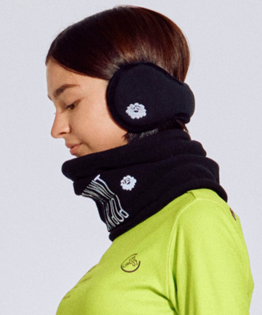 PW CIRCULUS 【UNISEX】WAVY ロゴイヤーマフ 