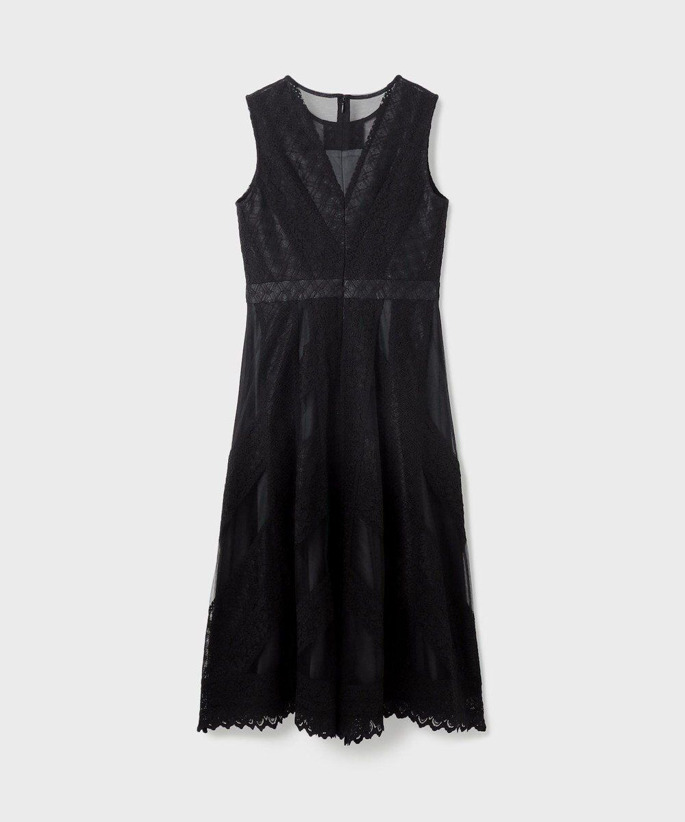 GRACE CONTINENTAL レースパッチワークドレス 