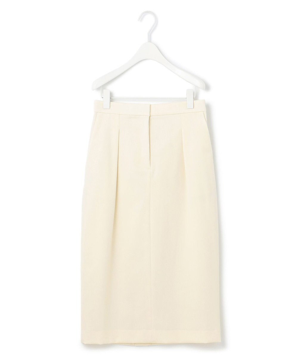 ICB L 【洗える】T/Wベネシャンストレッチ カーブスカート 