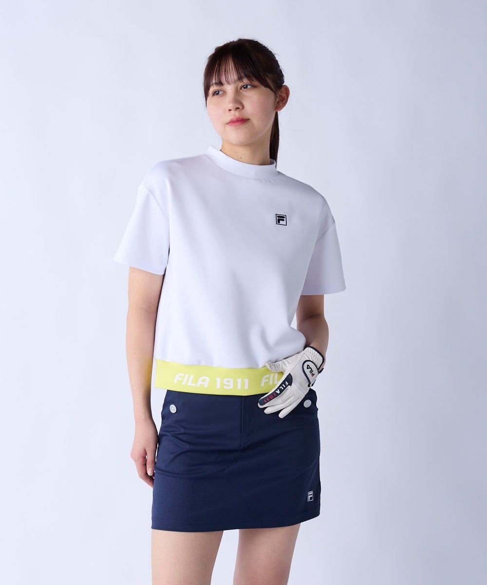 FILA GOLF／marie claire 【FILA GOLF】 ダンボールニットモックシャツ 
