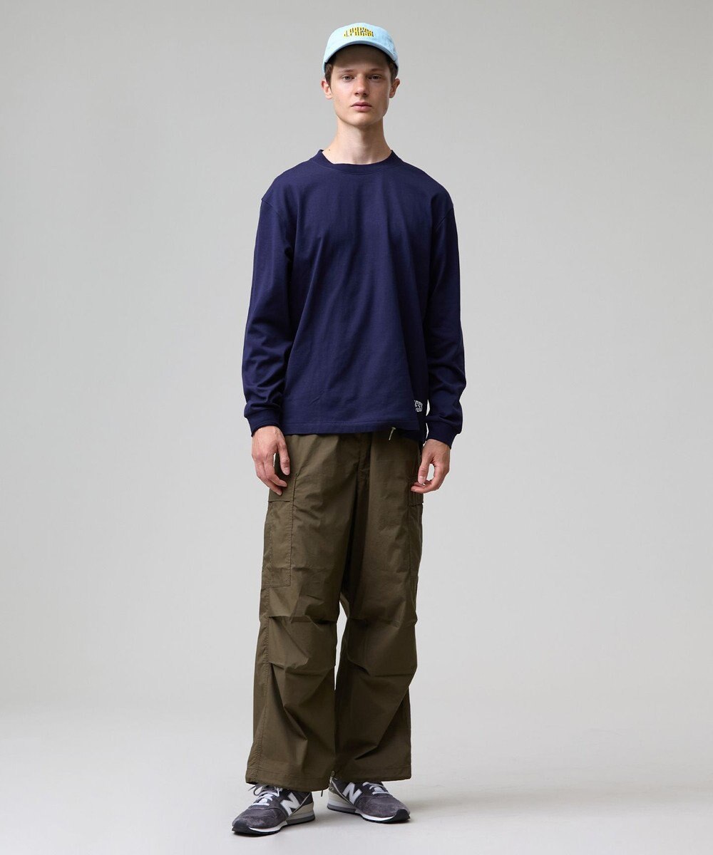 J.PRESS MEN 【J.PRESS ORIGINALS】【UNISEX】Cotton Jersey Small Logo Long Sleeve T-shirt 