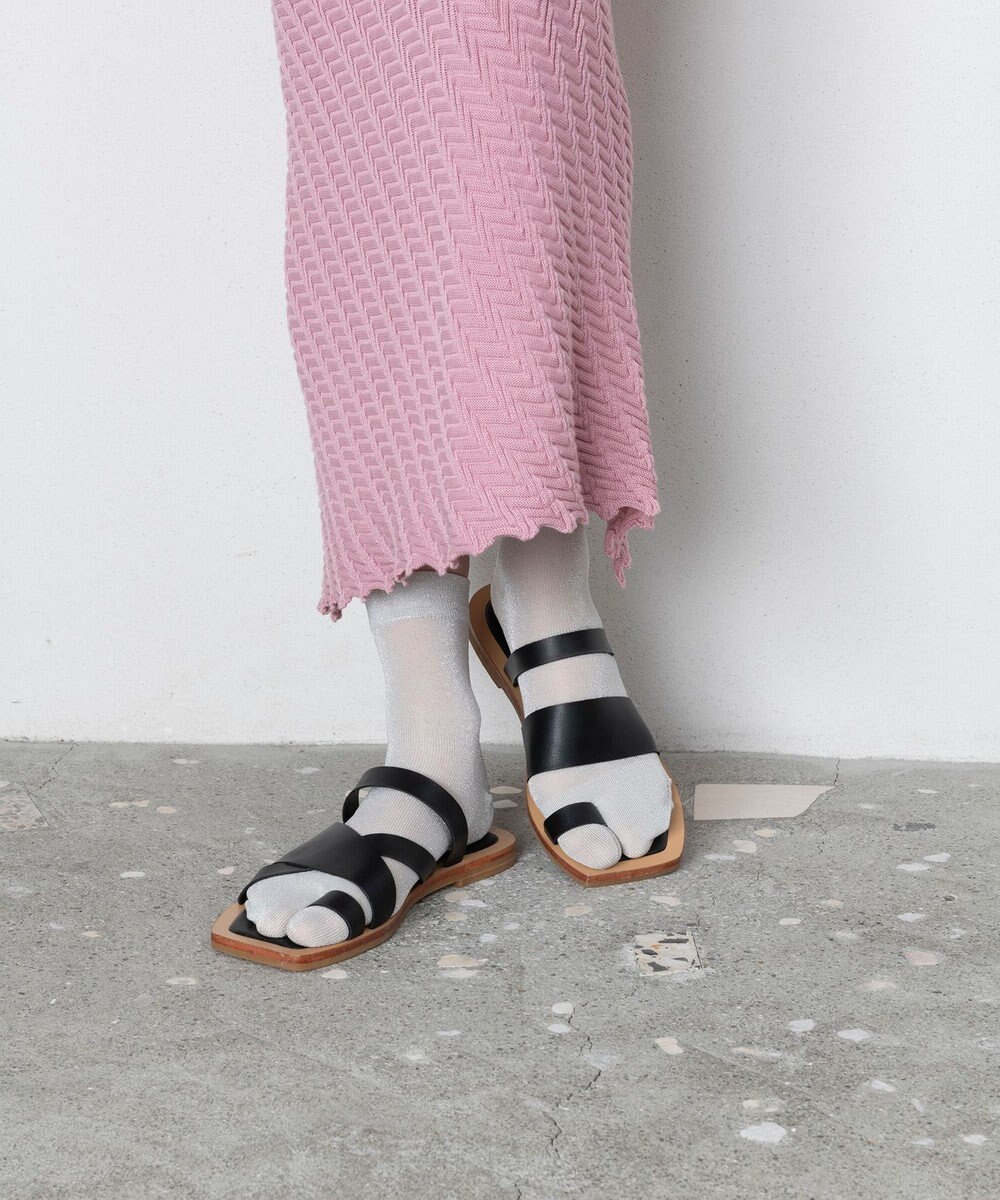 TRICOTE シアーカラーラメタビソックス 