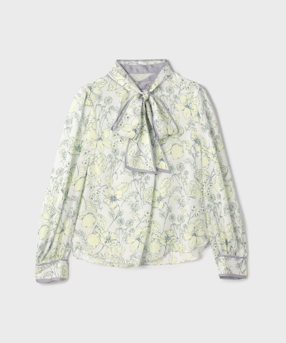 GRACE CONTINENTAL フルーツフラワープリントトップ 