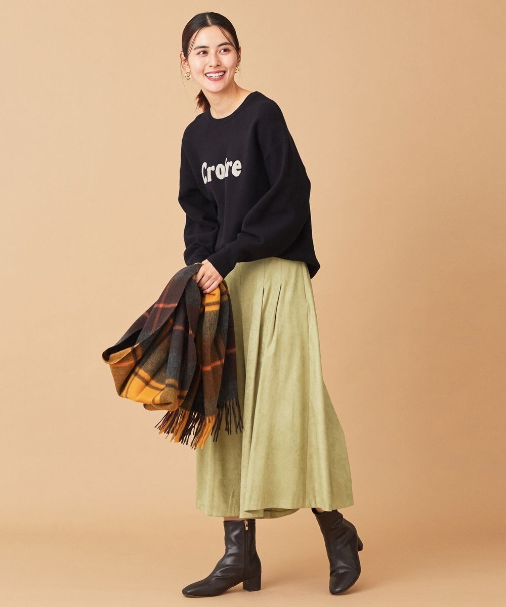 ANY L 【洗濯機可・ウエストゴム】サンディングピーチ スカーチョ 