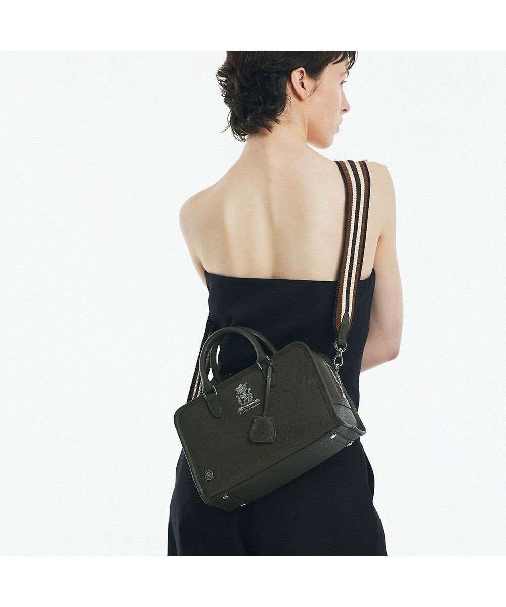 A.D.M.J. ドラマ「続・続・最後から二番目の恋」(フジテレビ)着用【牛革】モーツァルト/ヘリ巻きボストン28cm 