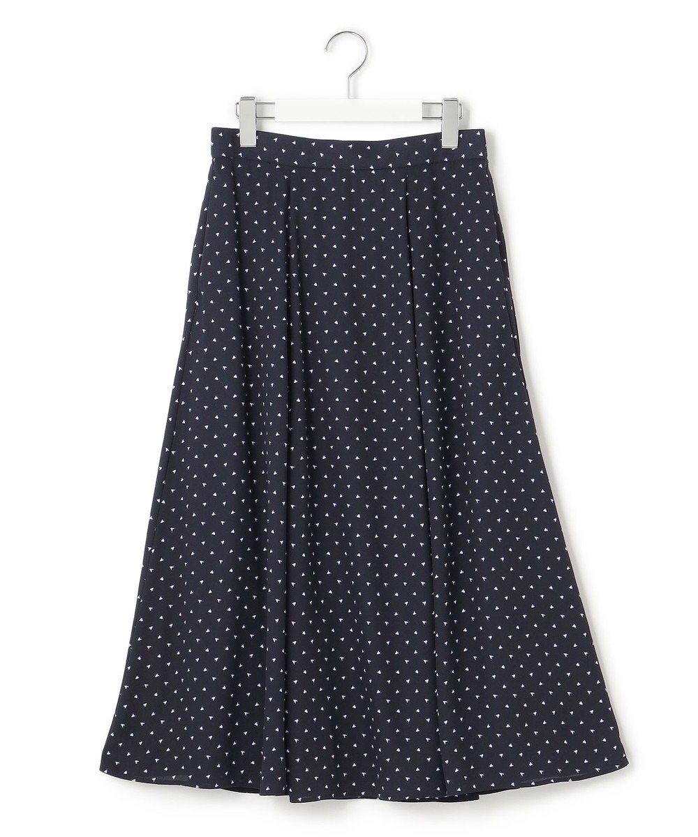 23区 L 【洗える】トライアングルプリント スカート 