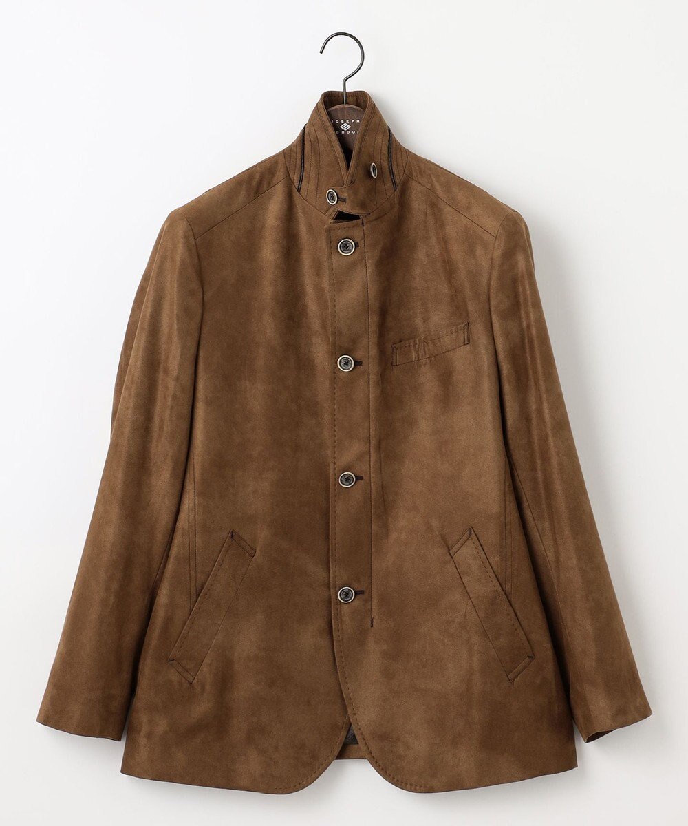 JOSEPH ABBOUD 【軽量/スウェードタッチ/撥水】ライトスウェード ジャケット 