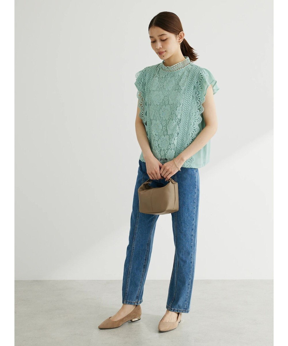 Green Parks ・ＥＬＥＮＣＡＲＥ　ＤＵＥ　イロイロレースブラウス 