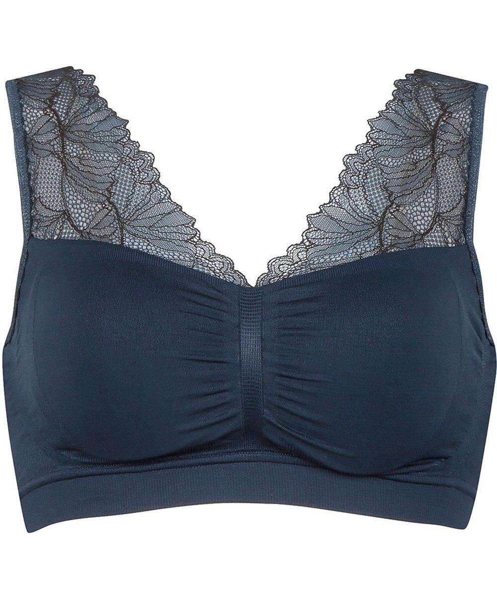 Wing ノンワイヤーブラ　【ナイトアップブラルーム】　寝るとき用ブラ　バストの脇流れを防ぐ　パッド有り　ウイング／ワコール　KB3510 