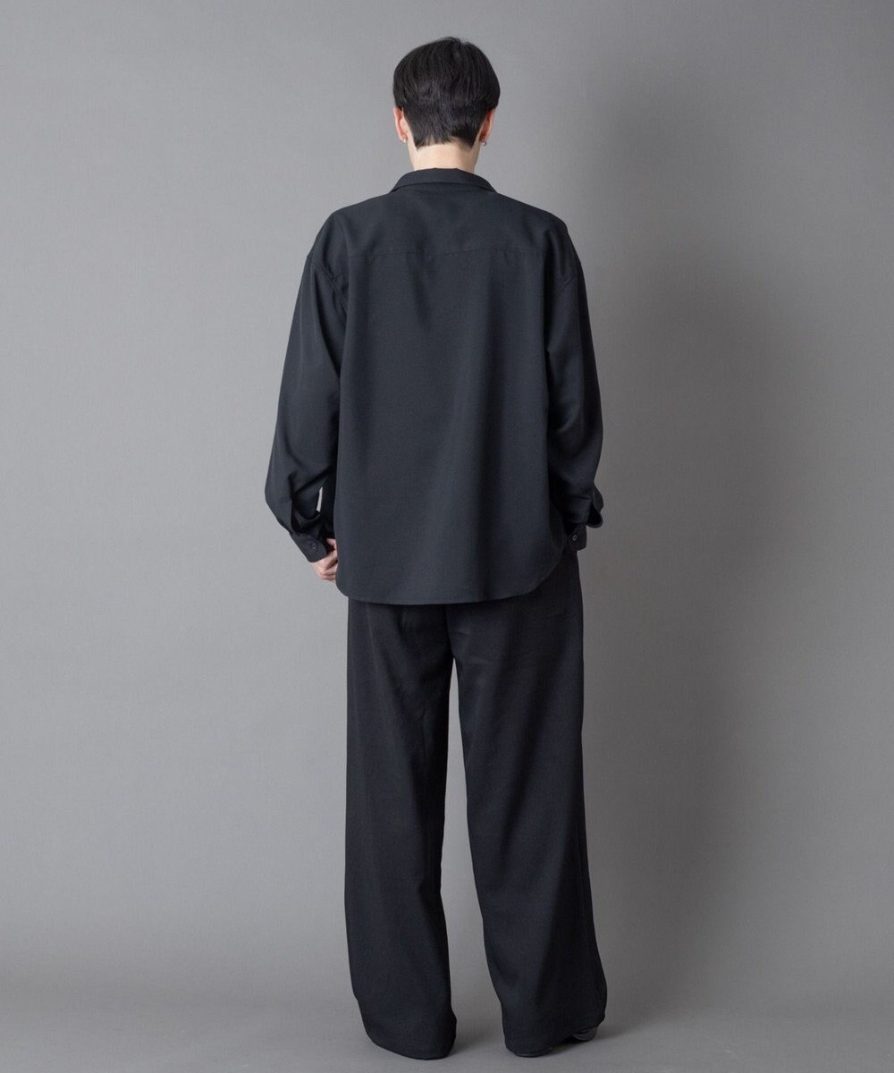 WEGO ワンポイントルーズシャツ（LS） 