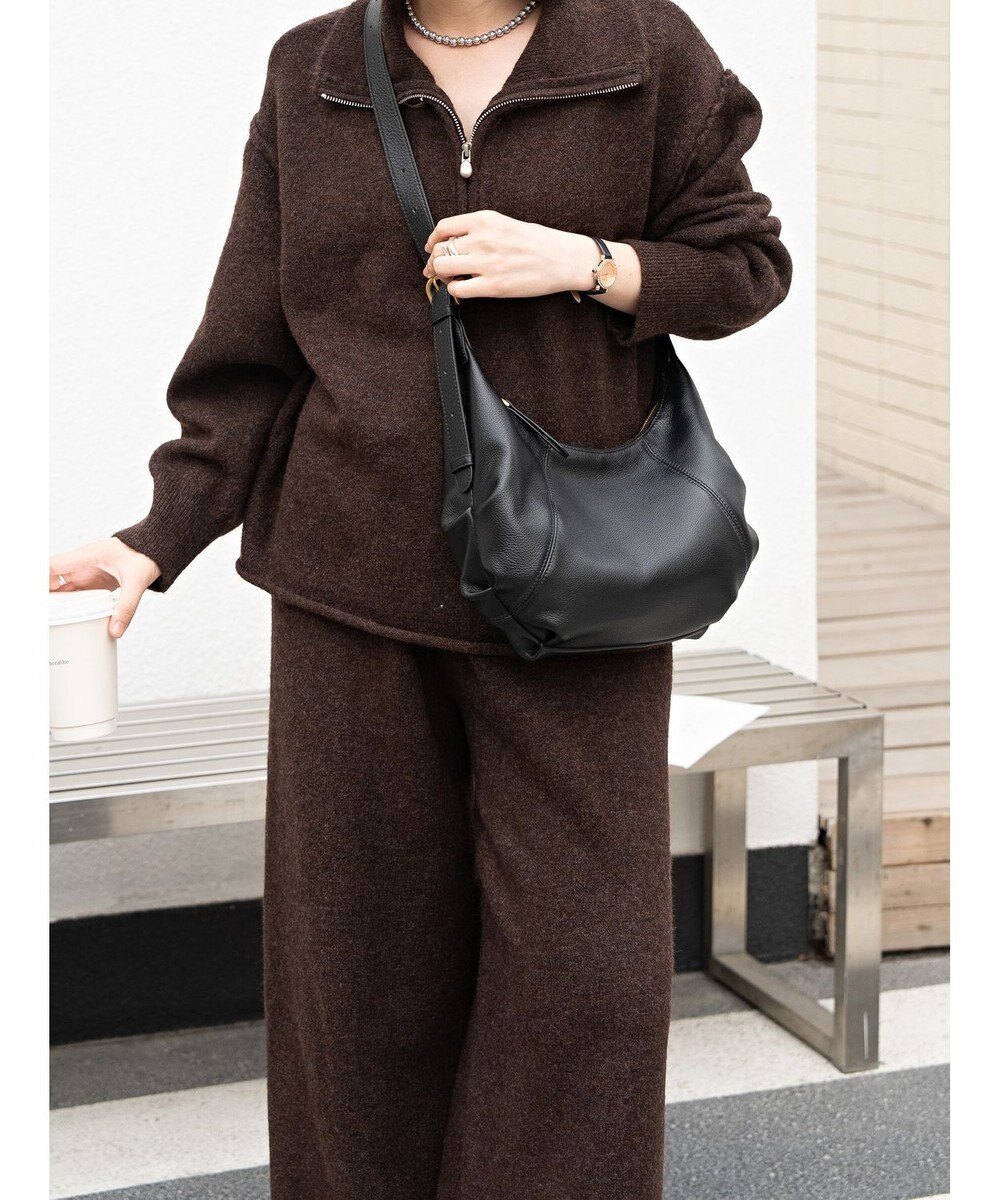 style code 【ペットボトル収納可能】[Lyrss/リルス] 牛革 ショルダーバッグ 