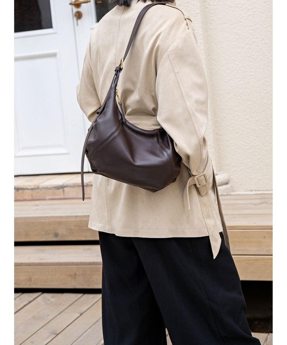 style code 【ペットボトル収納可能】[Lyrss/リルス] 牛革 ショルダーバッグ 