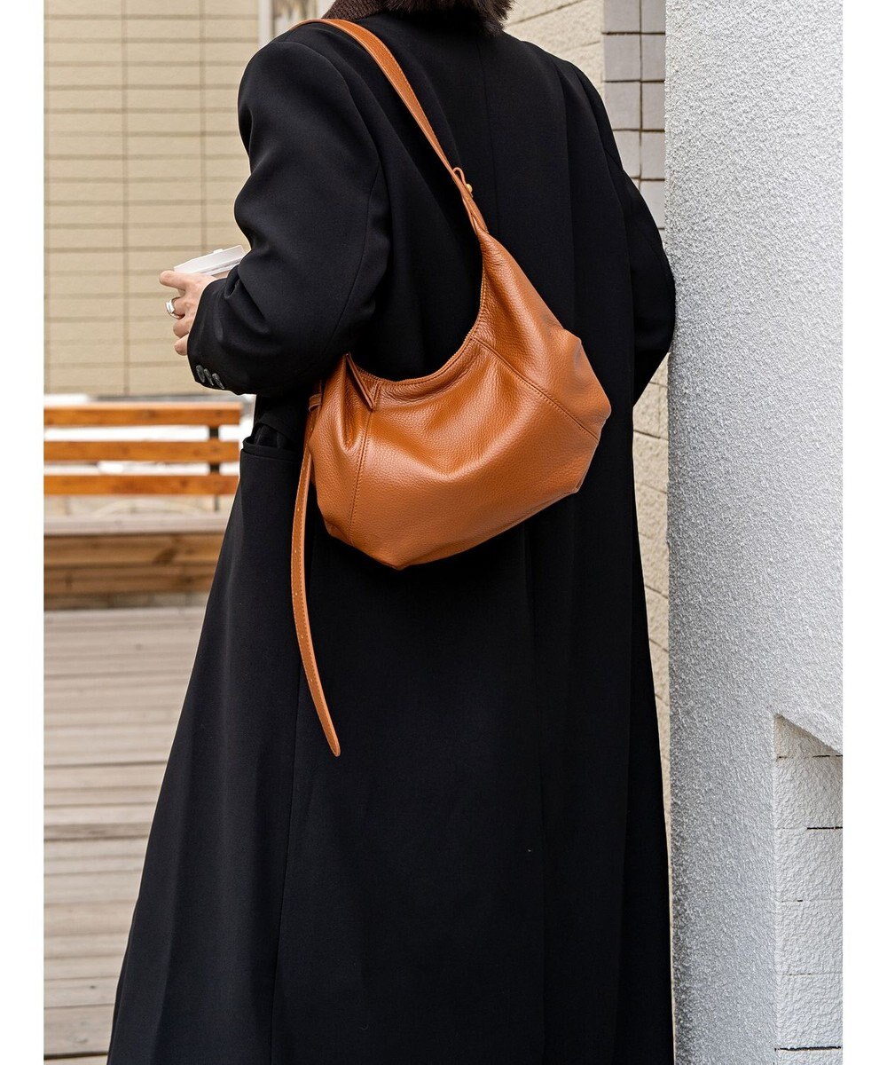 style code 【ペットボトル収納可能】[Lyrss/リルス] 牛革 ショルダーバッグ 