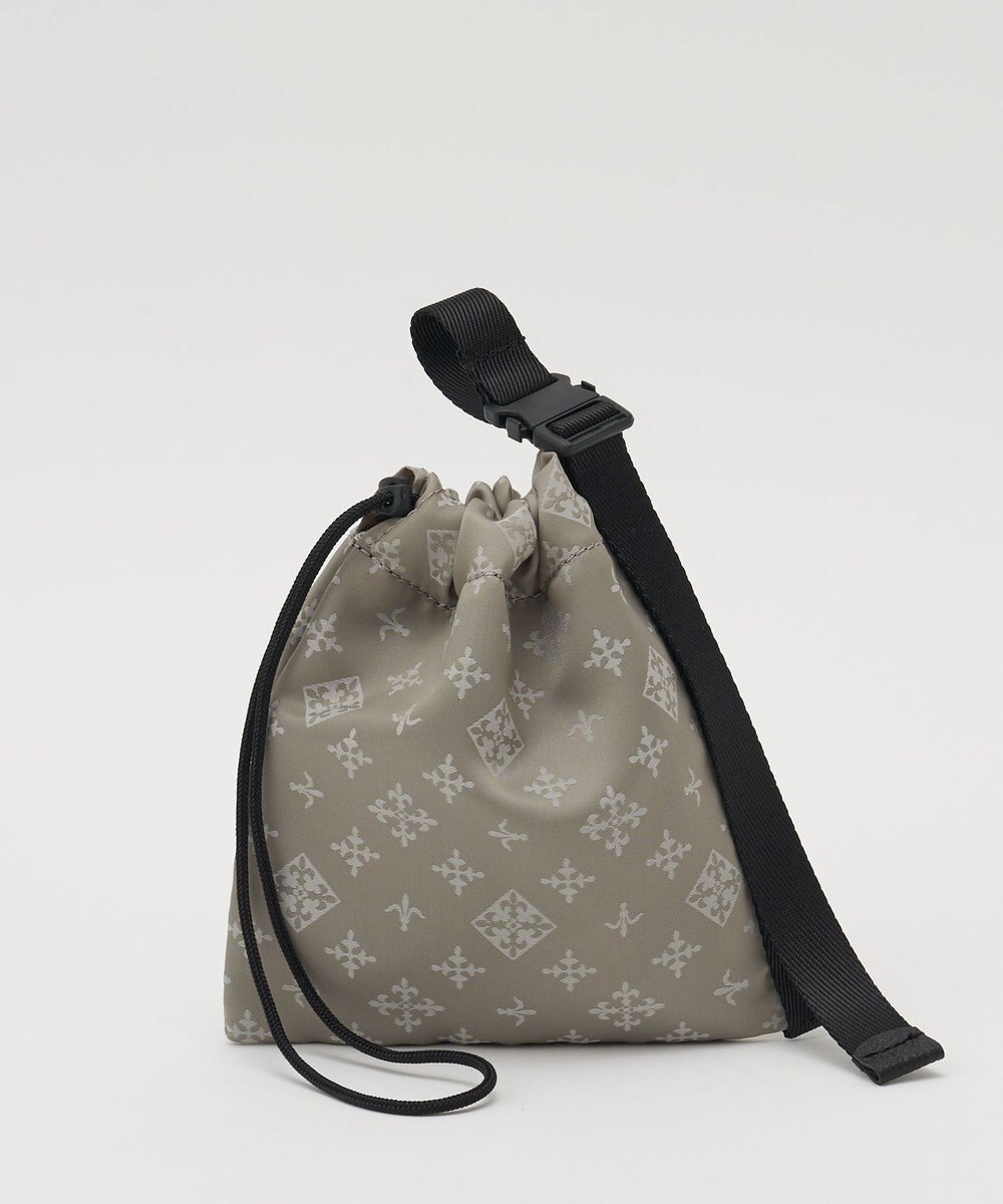 russet ナイロンジャガード巾着ポーチ S(Z-229) 