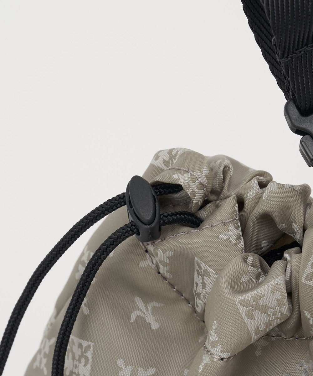 russet ナイロンジャガード巾着ポーチ S(Z-229) 