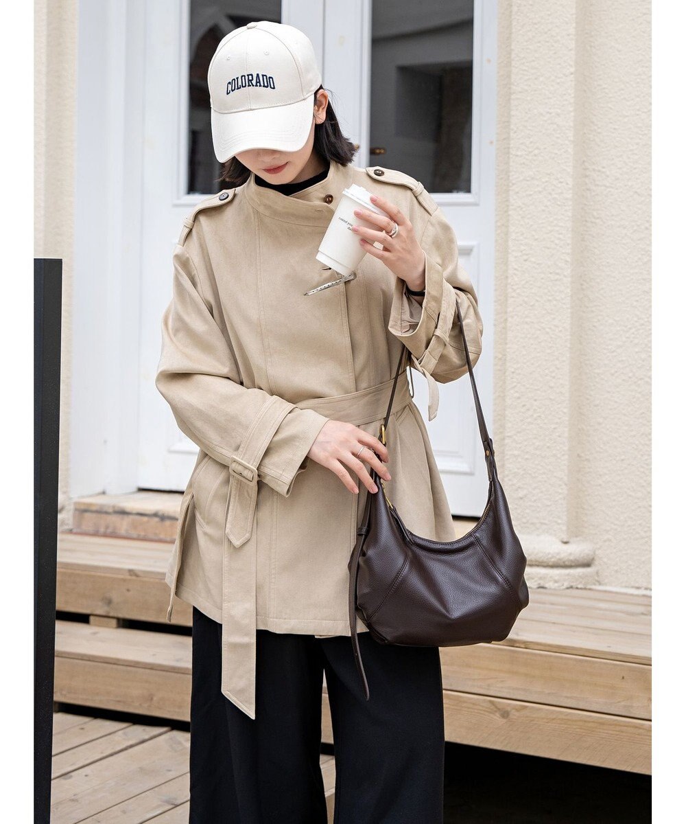 style code 【ペットボトル収納可能】[Lyrss/リルス] 牛革 ショルダーバッグ 