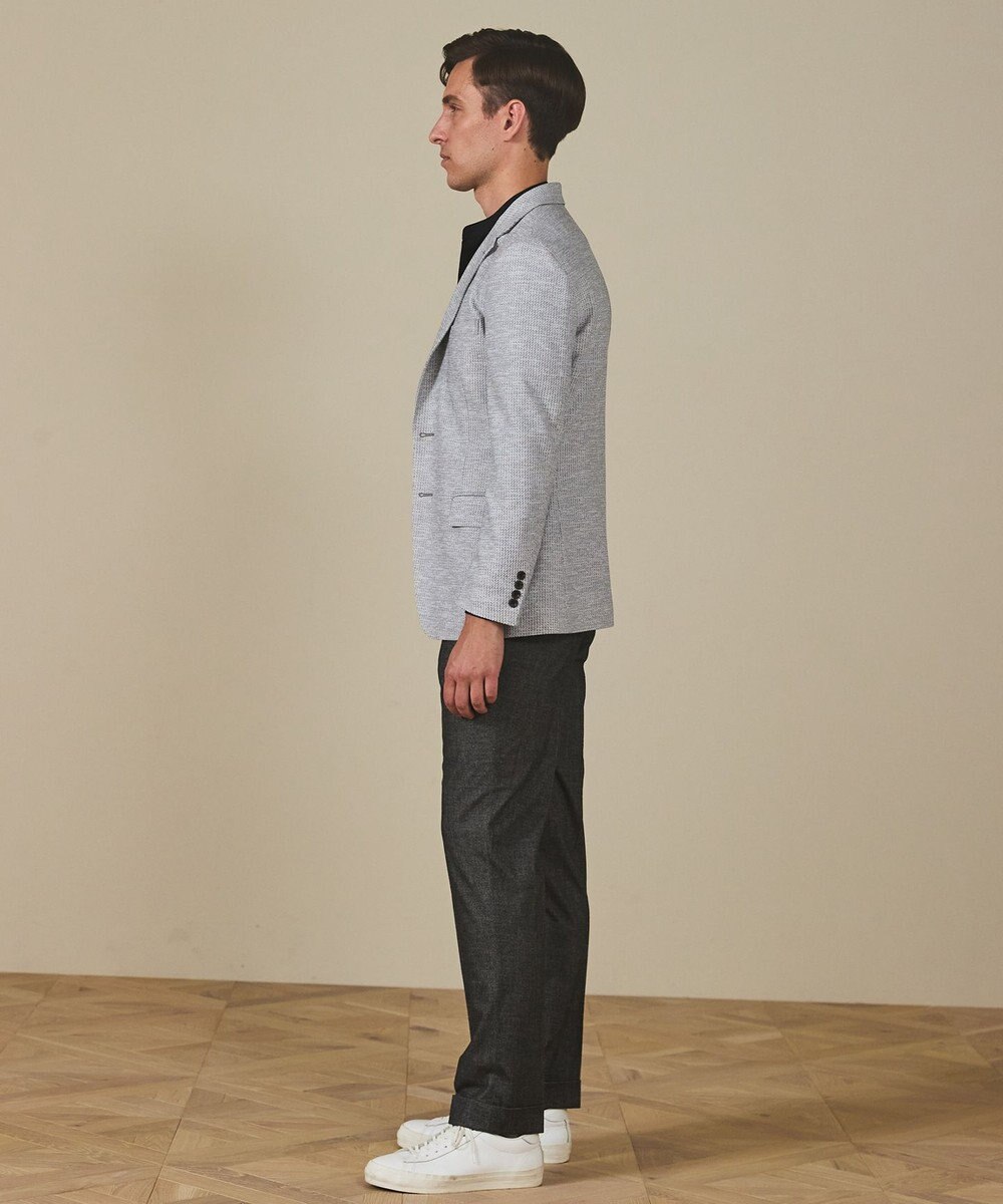 GOTAIRIKU 【シワになりにくい/洗える】ＴＣブロード シャツ_バンドカラー 