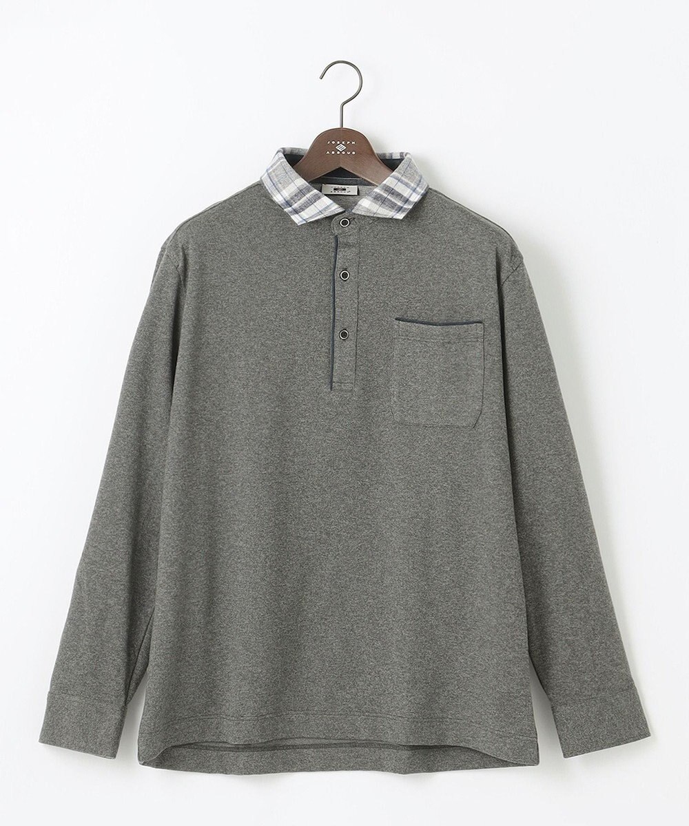 JOSEPH ABBOUD 【キングサイズ・保温性/滑らかな肌触り/多機能ポロシャツ】 ウィンターダディー ポロシャツ 