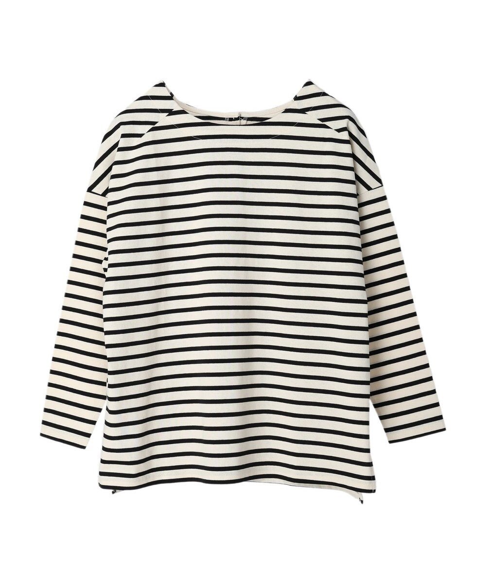 earth music&ecology バック釦ボーダーチュニック 