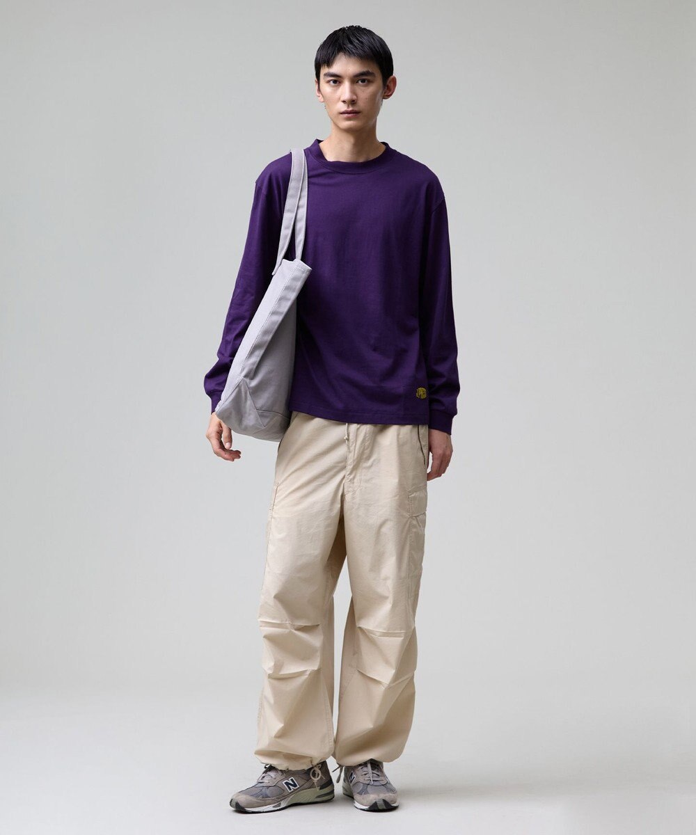 J.PRESS MEN 【J.PRESS ORIGINALS】【UNISEX】Cotton Jersey Small Logo Long Sleeve T-shirt 