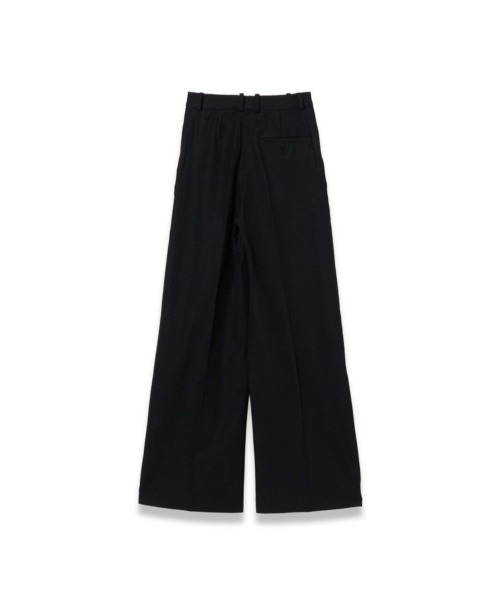 JOSEPH ギャバジンストレッチ ワイドレッグトラウザーズ YUKIO 