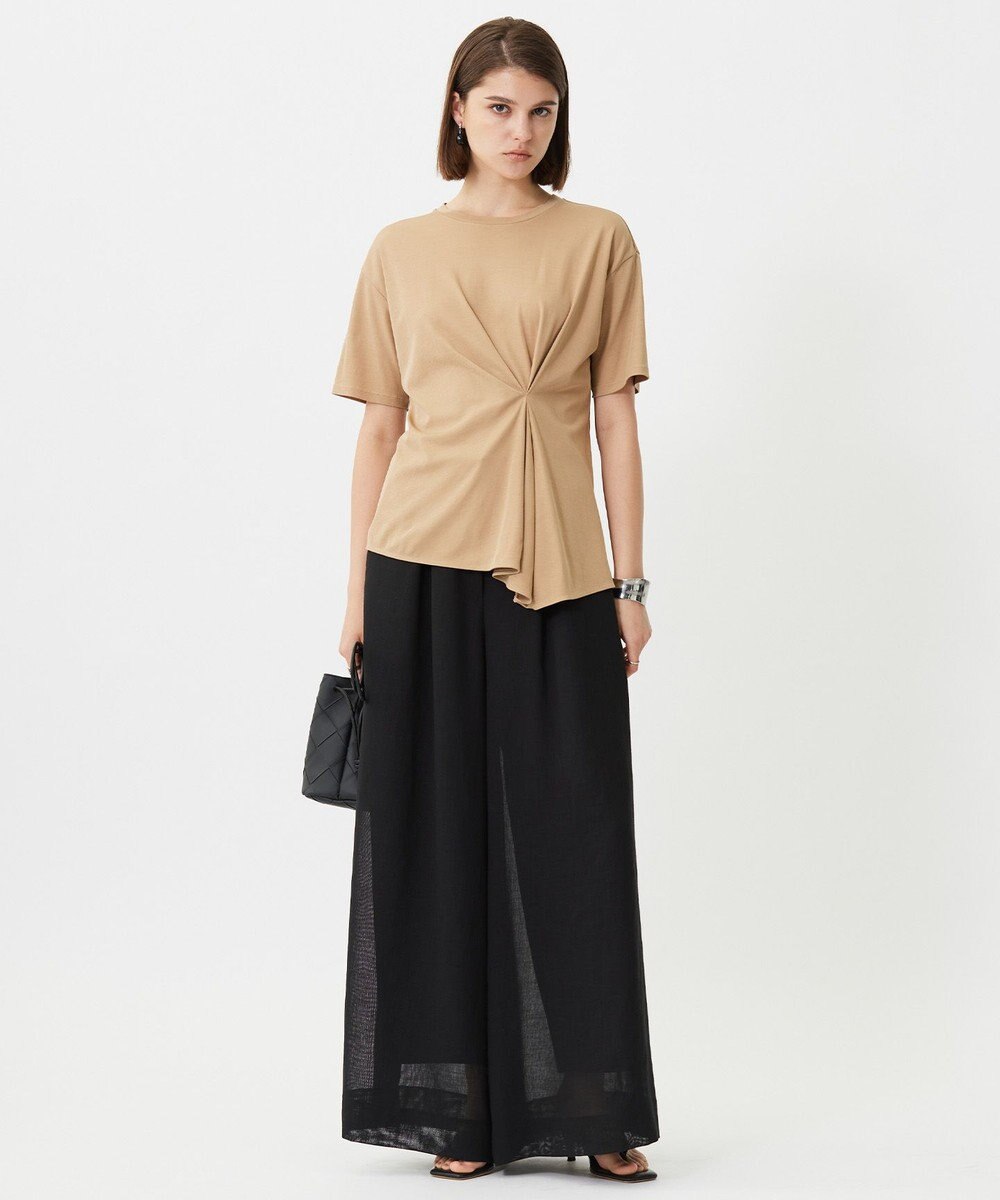 ICB L 【接触冷感・UVケア・吸水速乾・洗える】グレースジャージー イレギュラーヘムカットソー 