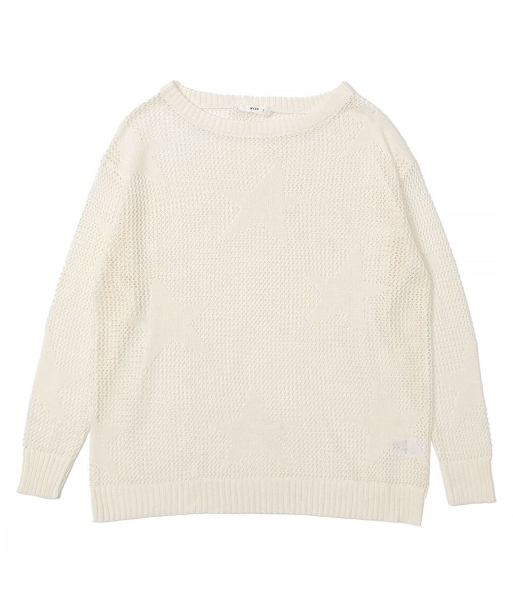 WEGO スターメッシュBIGニット 