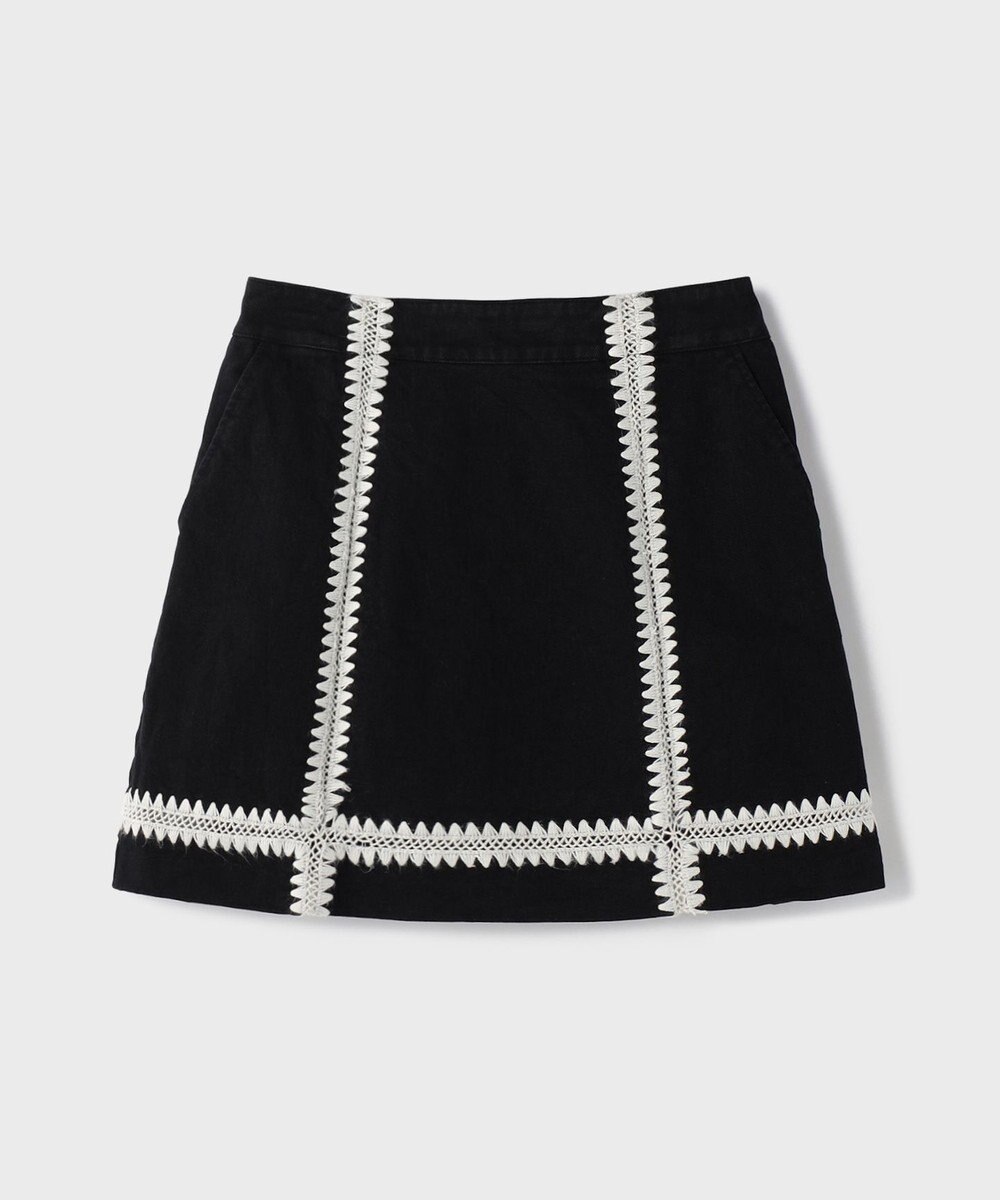 GRACE CONTINENTAL ラインembミニスカート 