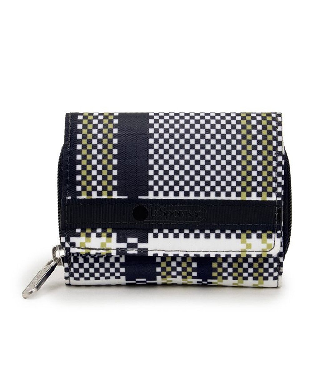 LeSportsac REESE WALLET/ピクセルスクランブルチェック 
