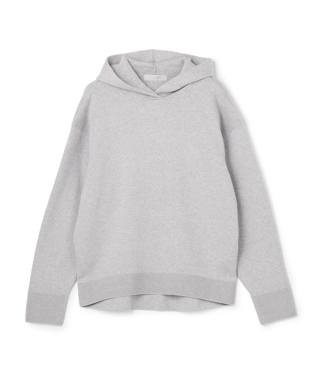 UNFILO コットンカシミヤニット フーディ 