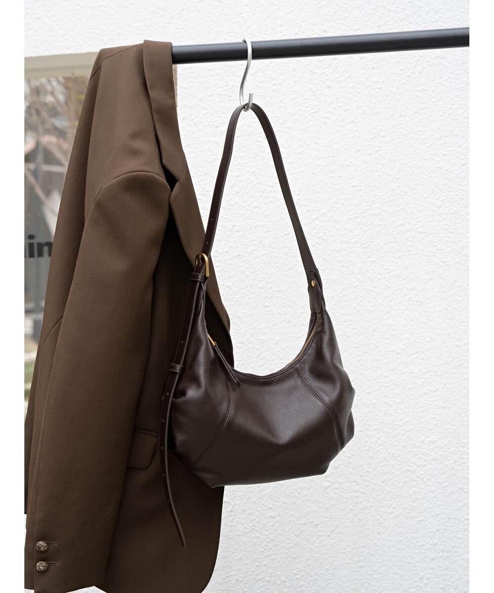 style code 【ペットボトル収納可能】[Lyrss/リルス] 牛革 ショルダーバッグ 