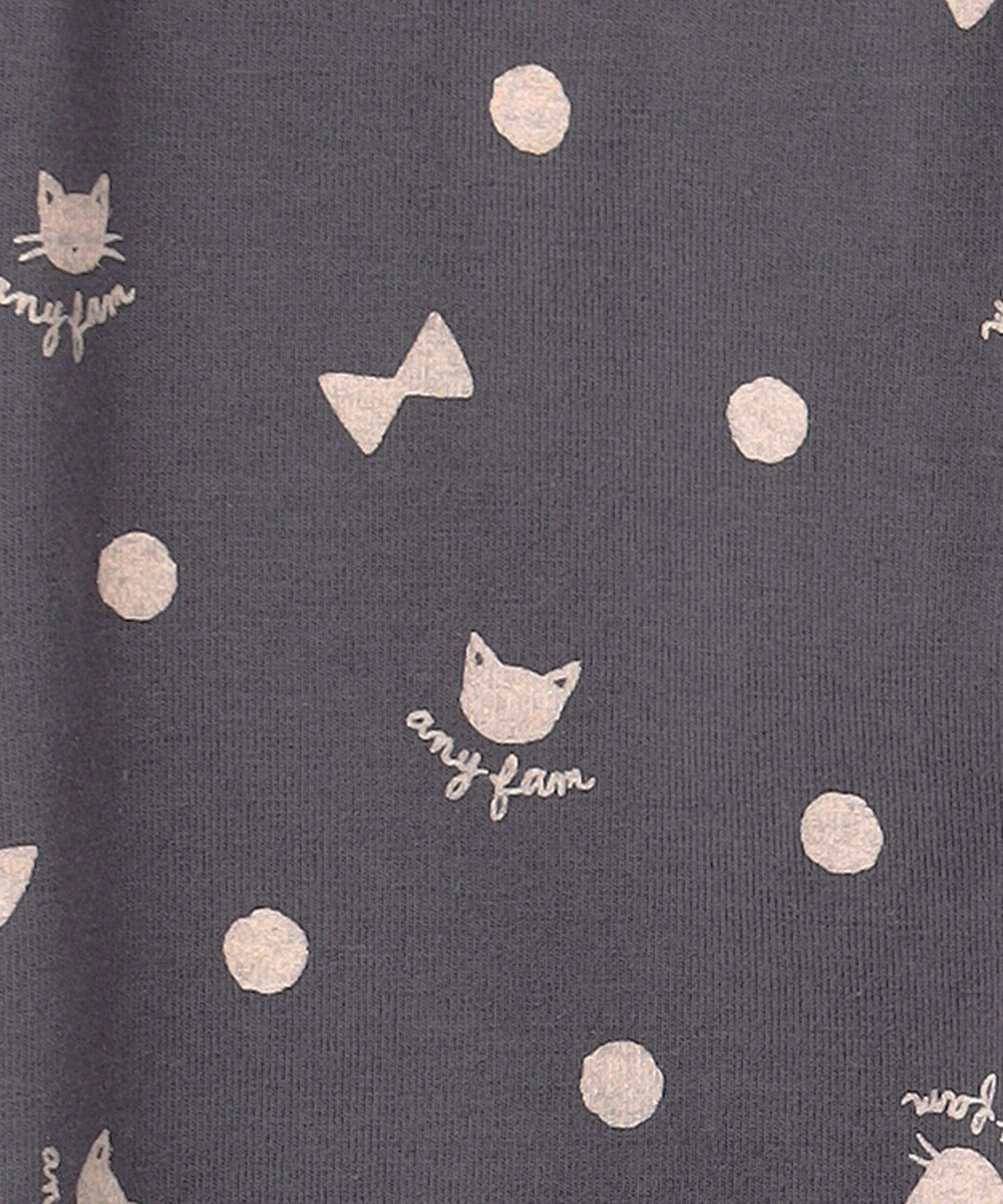 ANY KIDS 【WEB限定】フリル付き総柄レギンス 