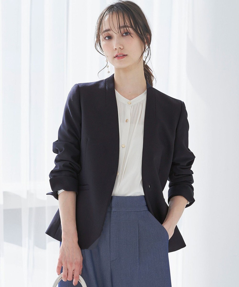 ANY SIS 【セットアップ対応】褒めらレディカラーレス ジャケット 