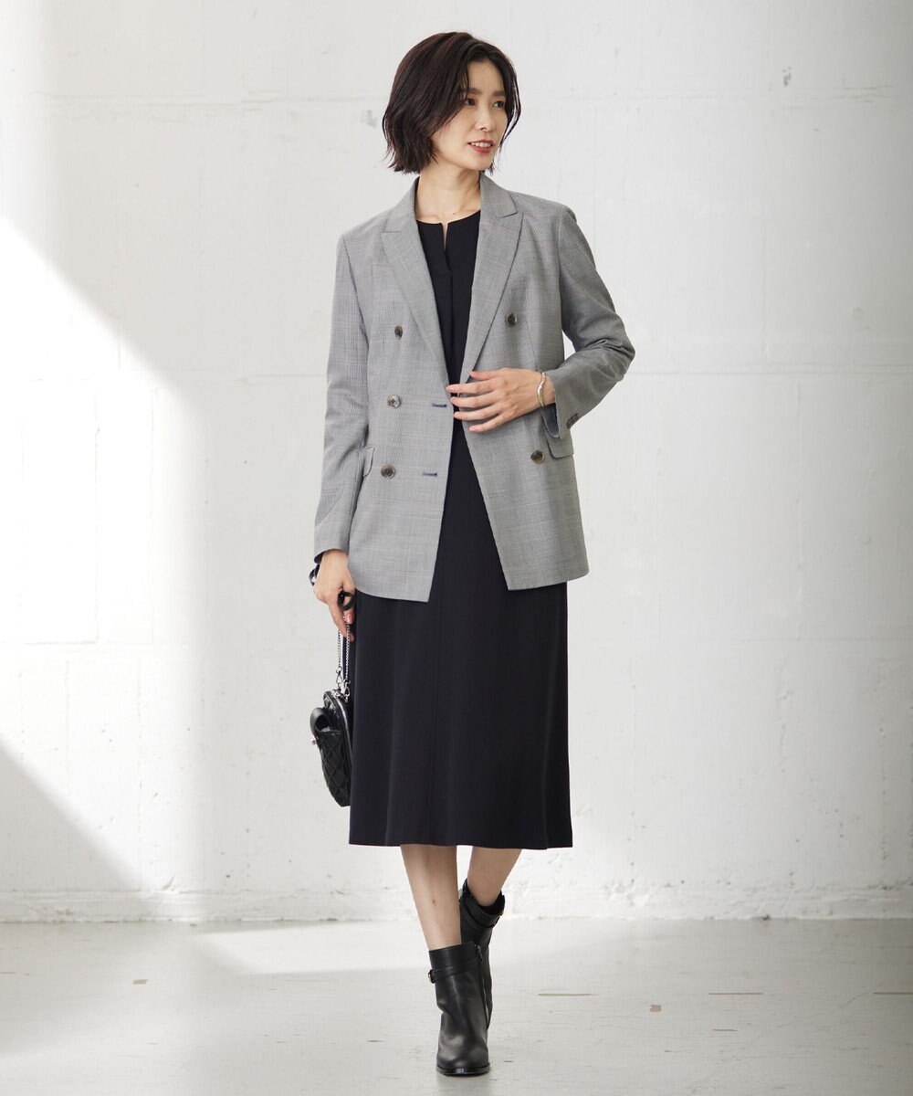 J.PRESS LADIES 【洗える】セルロースリバー スカート 