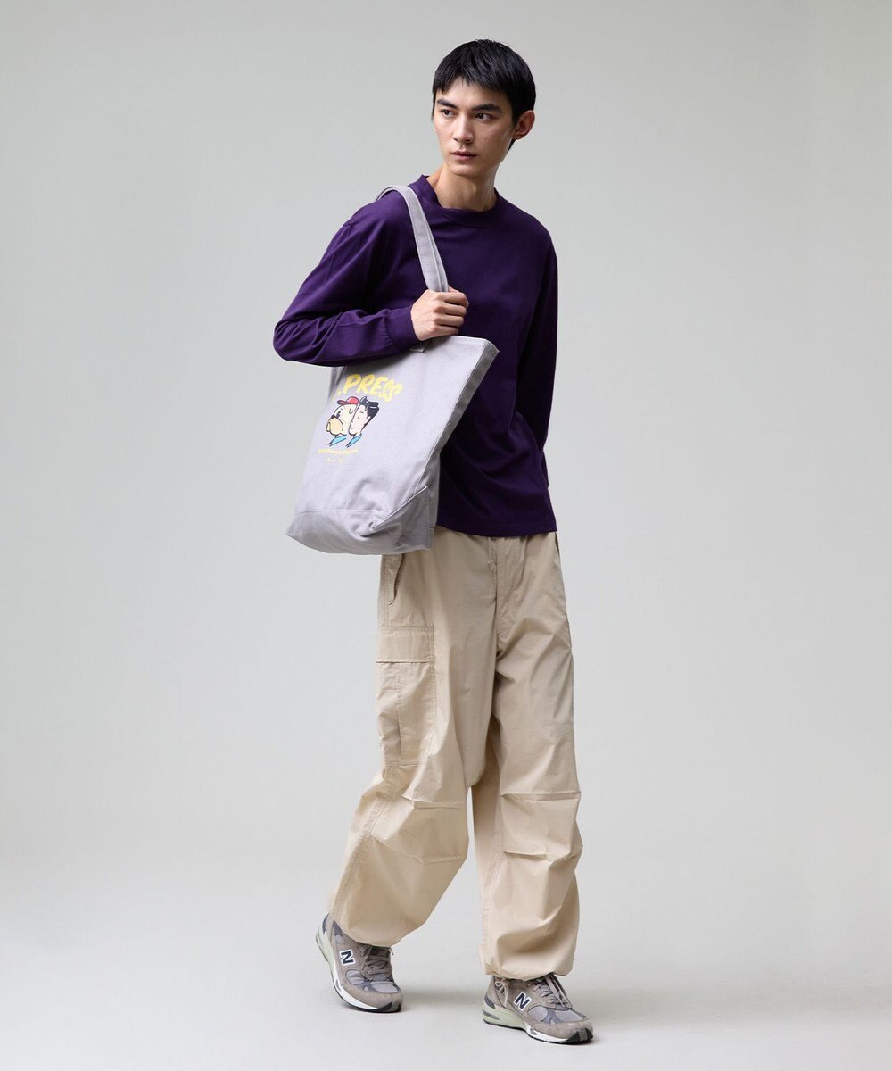 J.PRESS MEN 【J.PRESS ORIGINALS】【UNISEX】Cotton Jersey Small Logo Long Sleeve T-shirt 