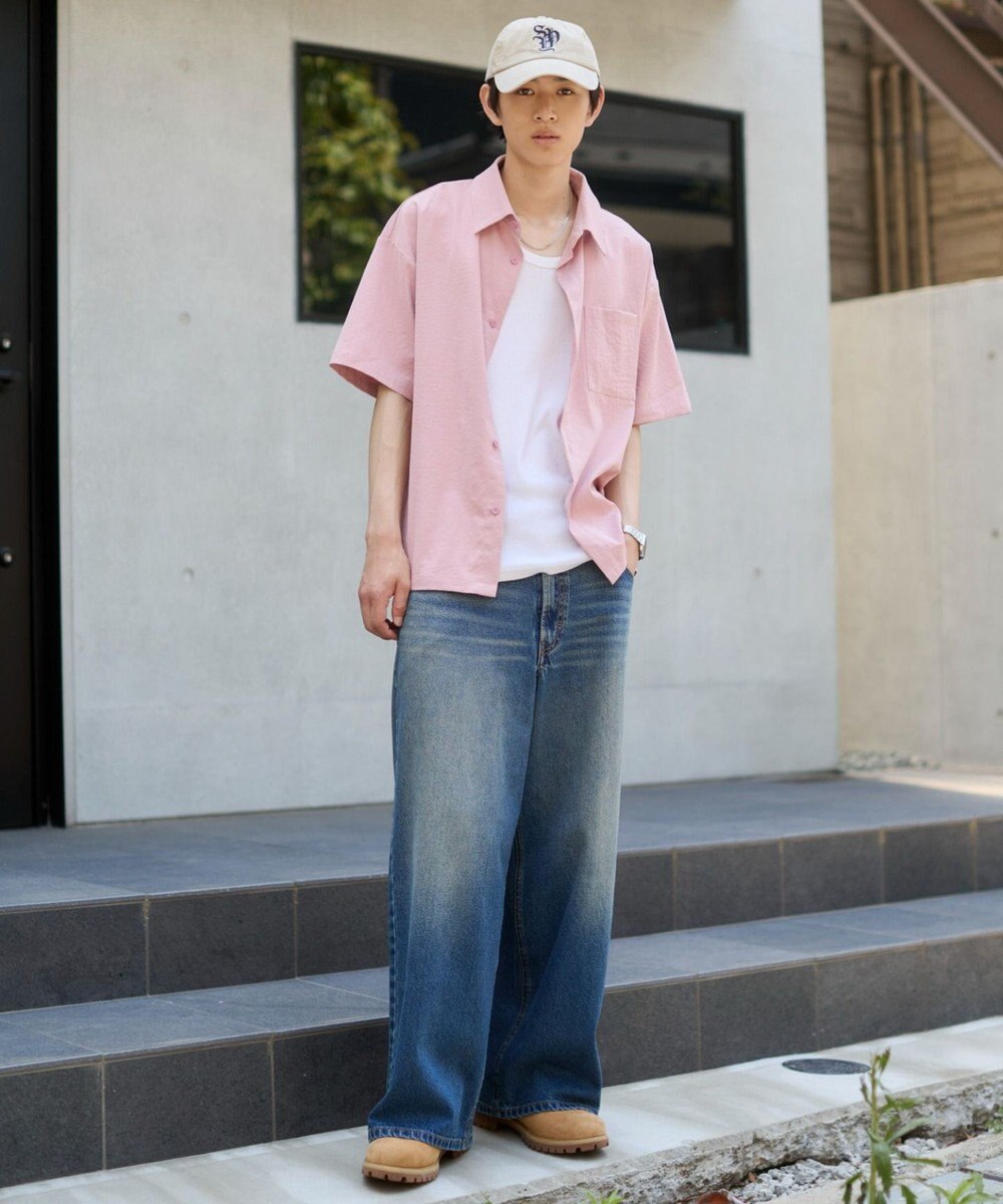 WEGO クロップドSSムジシャツ 