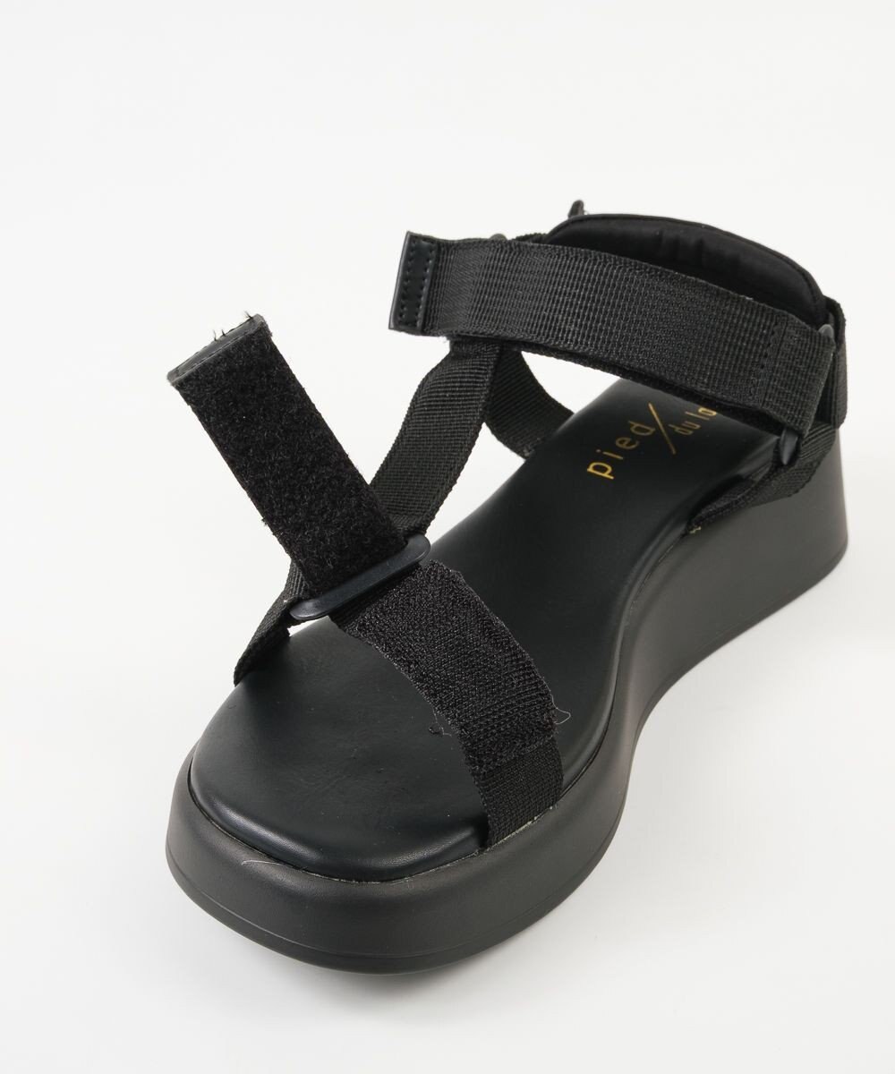 BONTRE 【pied du lapan/ピエドラパン】厚底ベルクロスポーツサンダル/50752ZI 