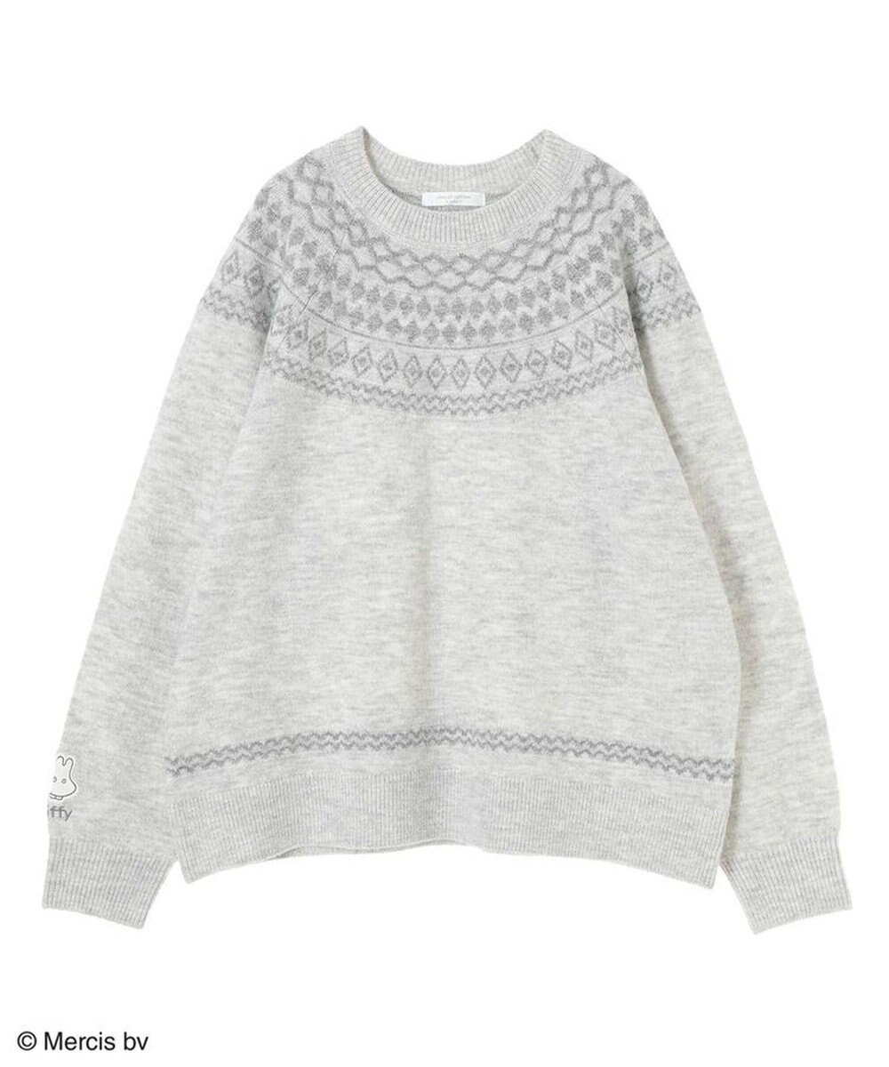 Green Parks Ｍｉｆｆｙ／求心柄ジャガードニットプルオーバ 