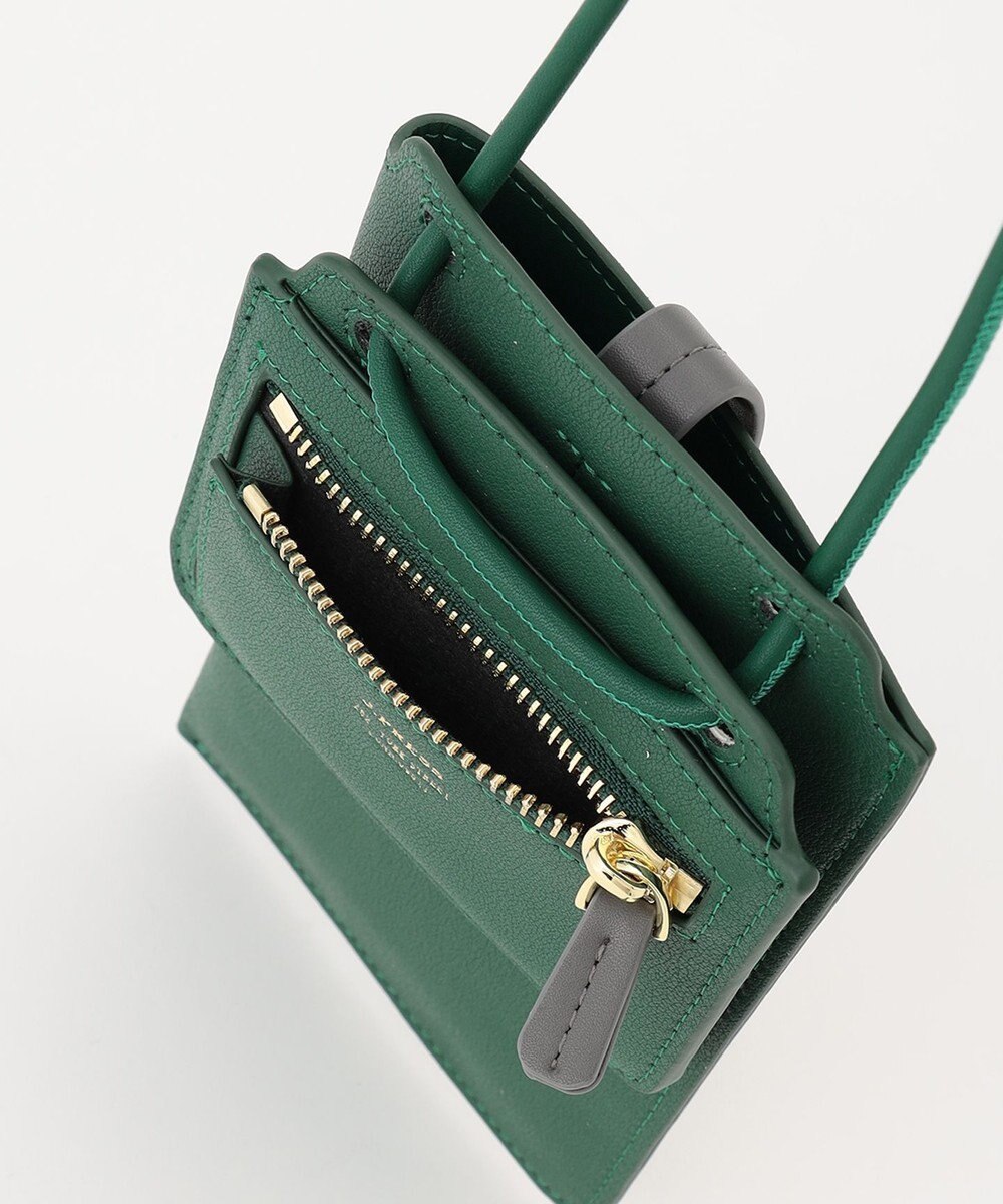 J.PRESS LADIES 【WEB限定カラーあり・セットアイテム】コインケース付き スマホ ポシェット 