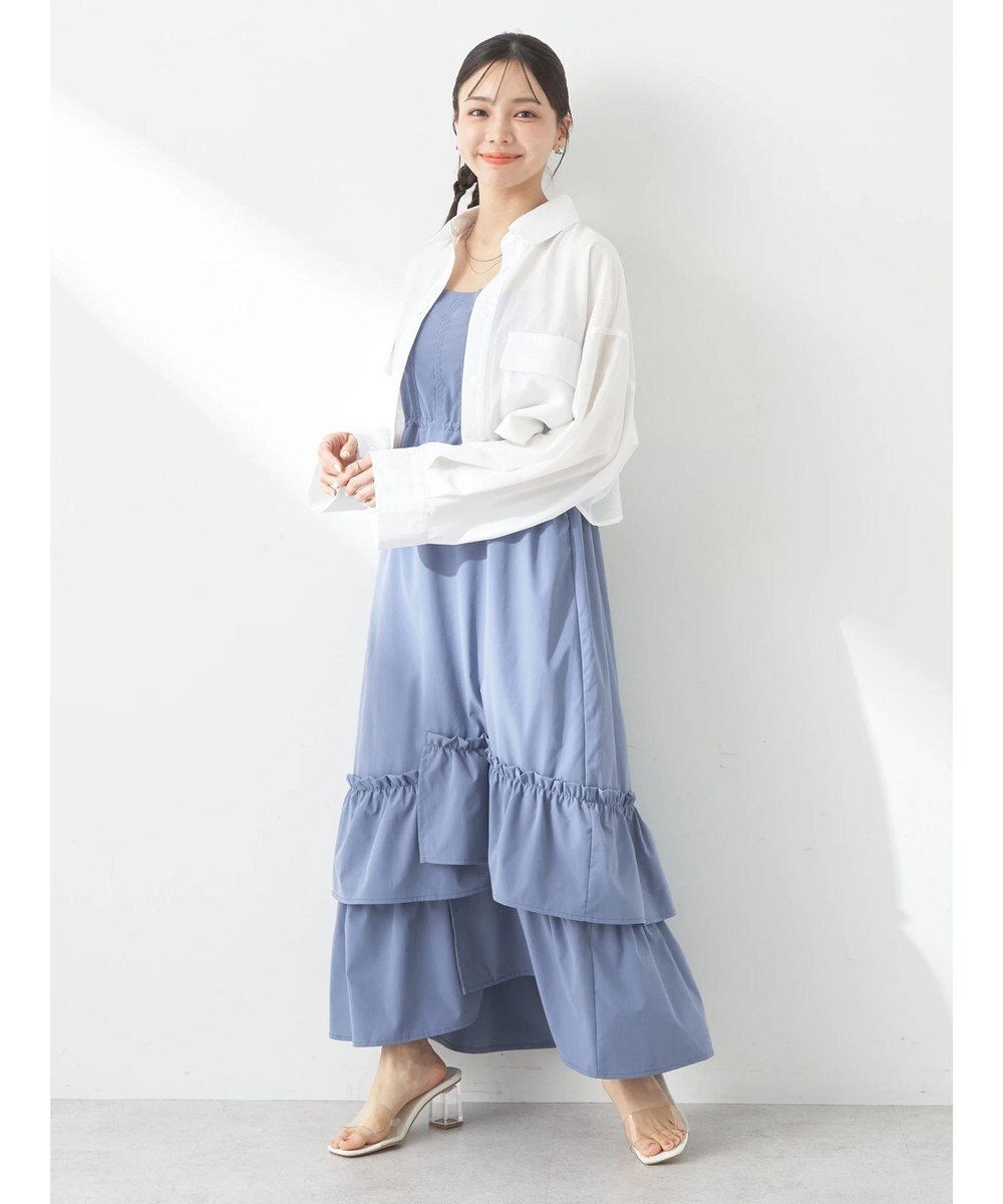 earth music&ecology ビッグポケットショートシャツ 