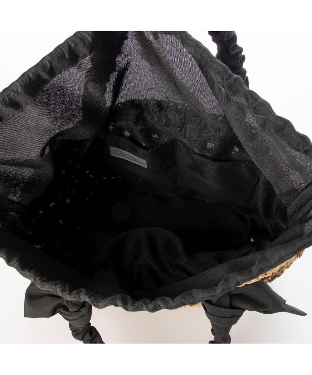 UNBILLION カシュカシュ cachecache / 下がりリボン柄編みトート 