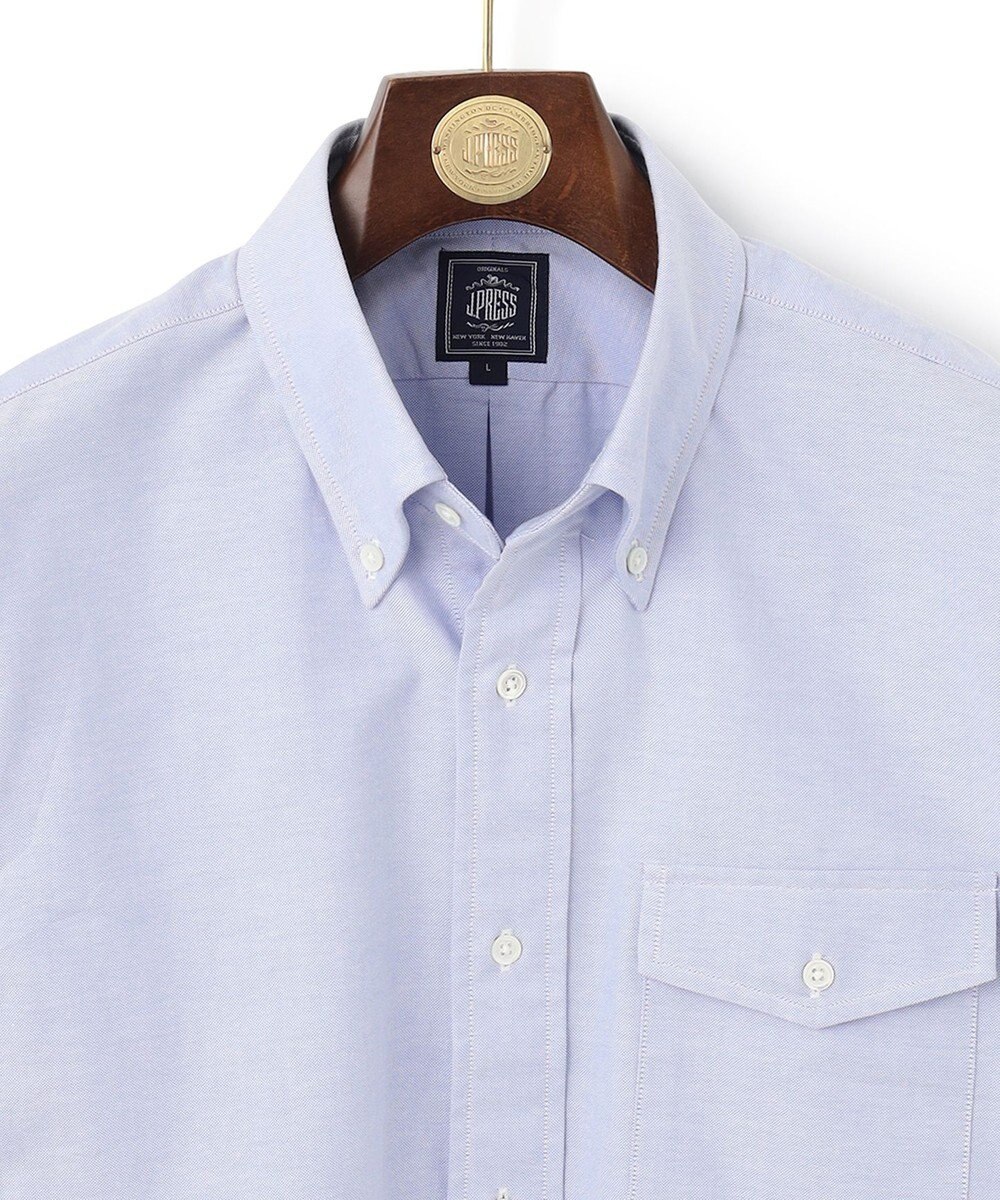 J.PRESS MEN 【J.PRESS BASIC】アービングボタンダウン 半袖シャツ 