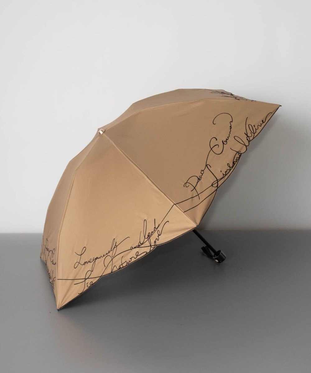 Beaurance ビューランス カリグラフィー刺しゅう柄 晴雨兼用パラソル傘 