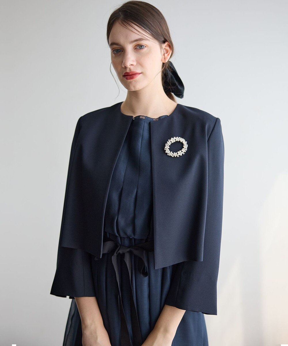 23区 S 【APPLAUDIR】バックサテンジョーゼット ジャケット 