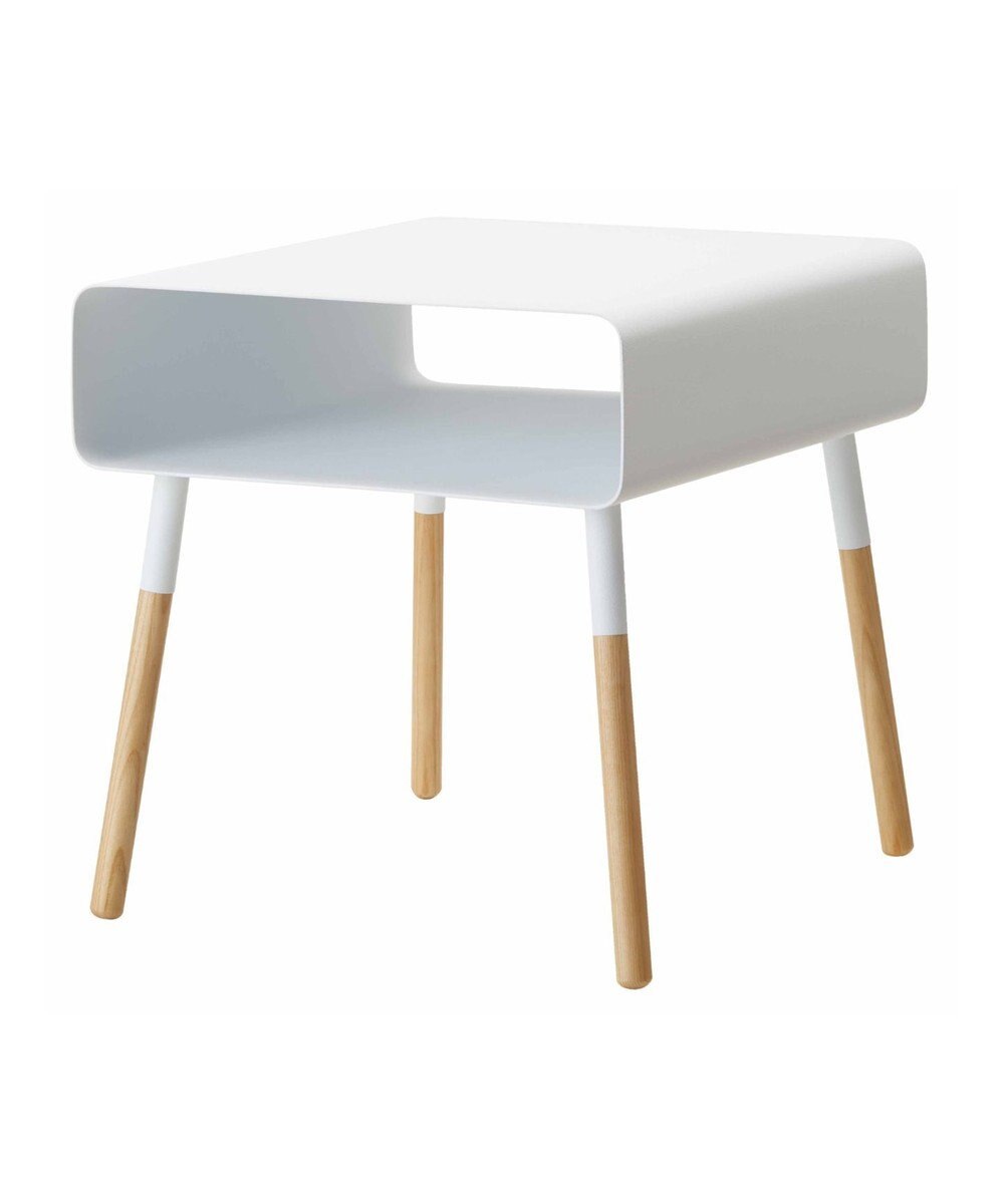 tower ローサイドテーブル プレーン ホワイト 