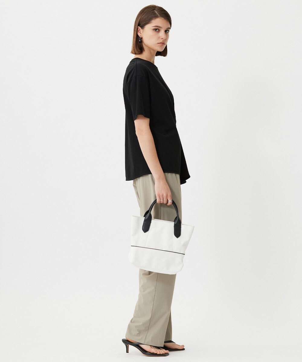 ICB 【接触冷感・UVケア・吸水速乾・洗える】グレースジャージー イレギュラーヘムカットソー 