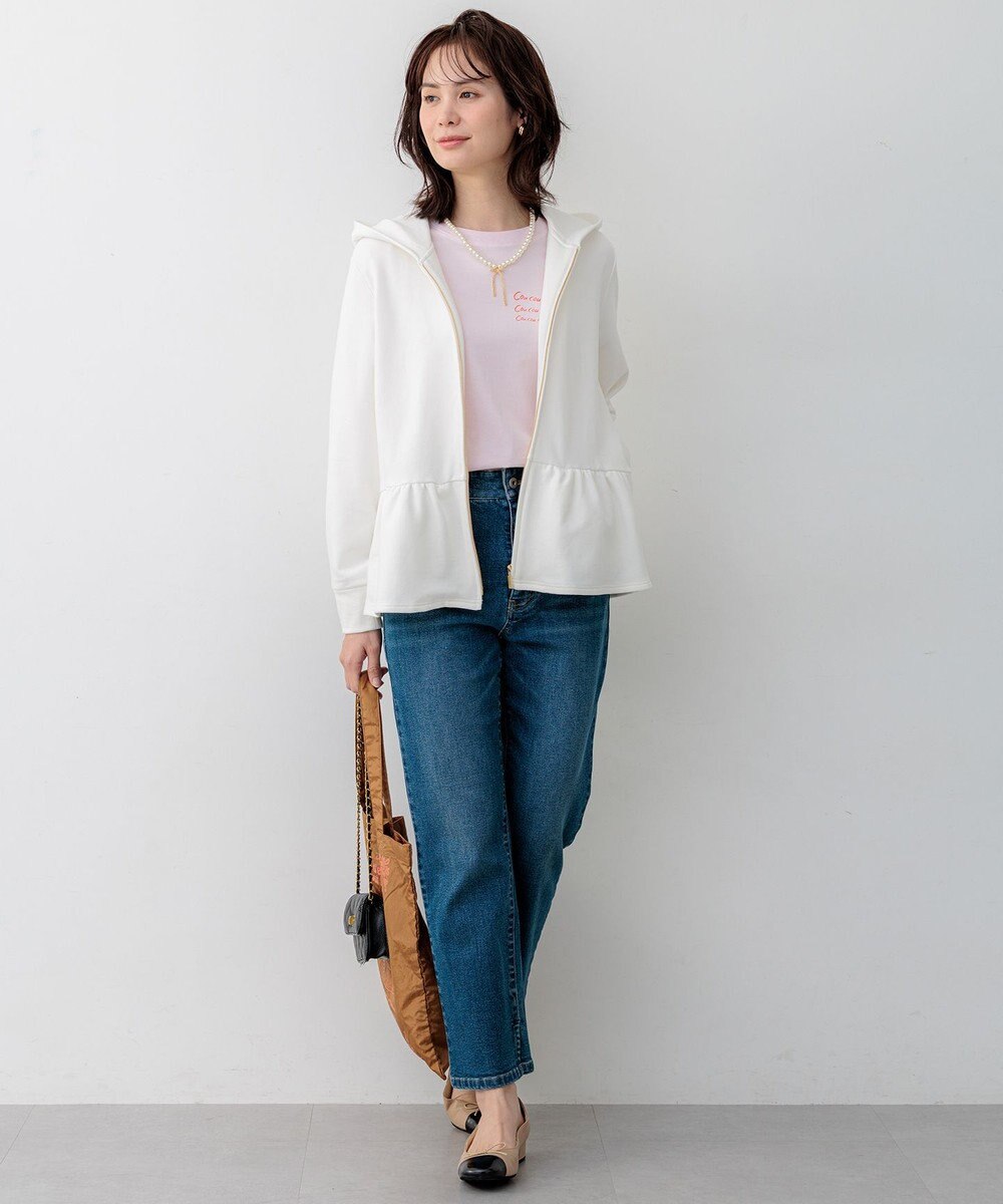 組曲 マシュマロタッチ裏毛 パーカー 