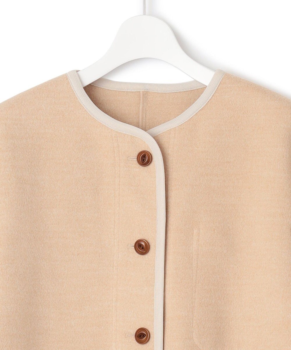 J.PRESS YORK STREET 【WOMEN】ノーカラーブルゾン 