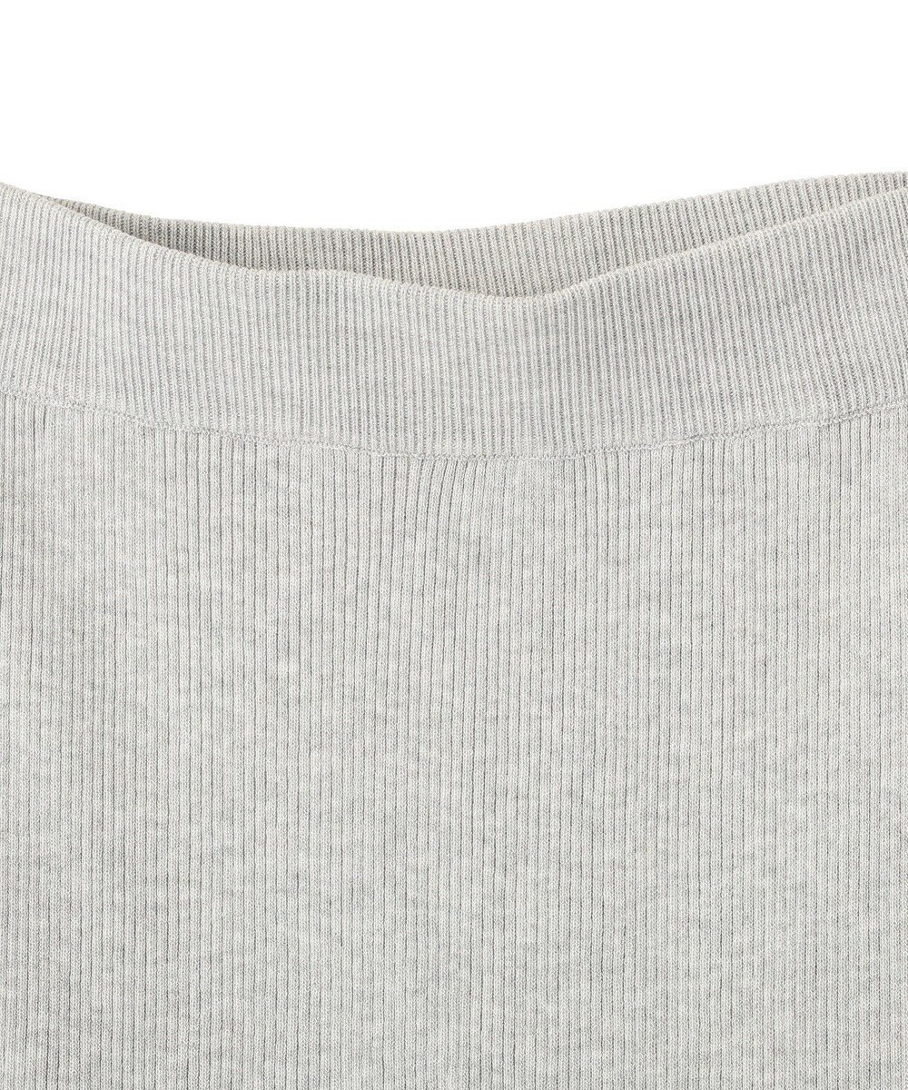 earth music&ecology サイドメローリブニットスカート 