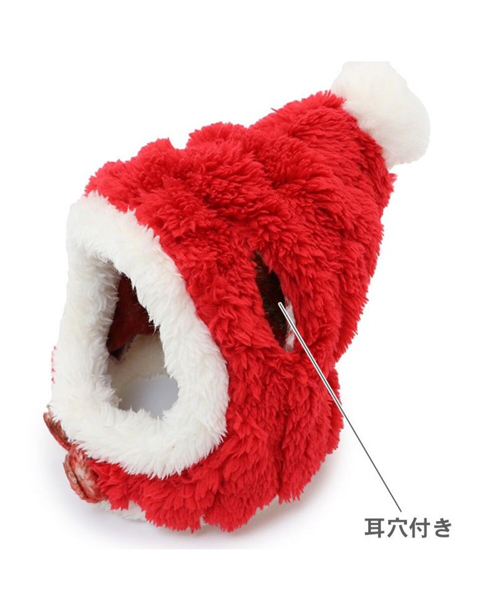 PET PARADISE ペットパラダイス クリスマス サンタ帽子 《ふわふわチェック柄 》 中型犬 